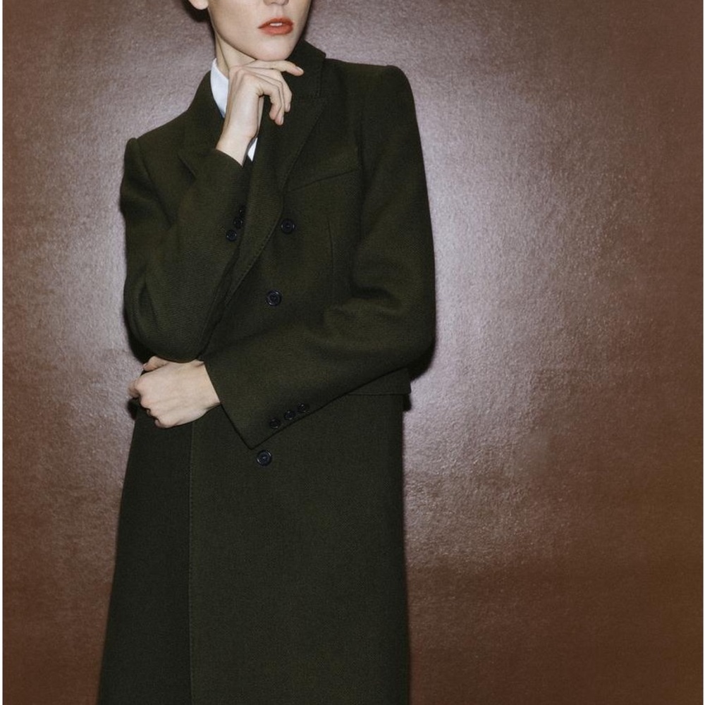 π 2024 ZARA WOOL MANTECO COAT - Picture 4 of 16